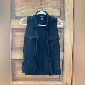 Rue21 Classic Black Rayon Top